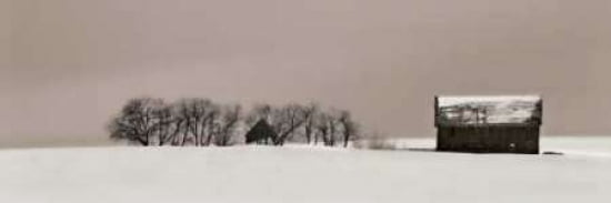 Winter Retreat Canvas Art - Michael Cahill (12 x 36)