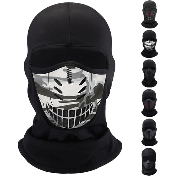 Winter Rider Warm Anti-Haze Balaclava Full Face Mask Ski Mask Winter Water Windproof Thickened Resistant Face Unisex
