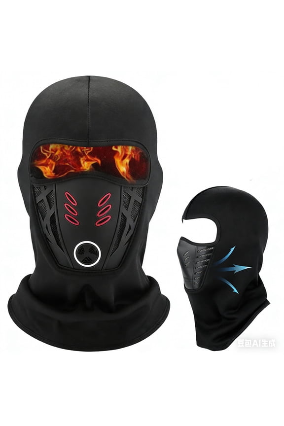 Winter Rider Warm Anti-Haze Balaclava Full Face Mask, Windproof Ski Mask for Men Women, Motorcycle Snowboarding Skiing Cycling Riding Sports