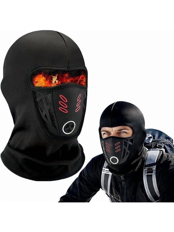 Winter Rider Warm Anti-Haze Balaclava – Windproof Fleece Lined Face & Neck Cover for Cold Weather Outdoor Sports, Anti-Fog Protection for Glasses, Comfortable Fit