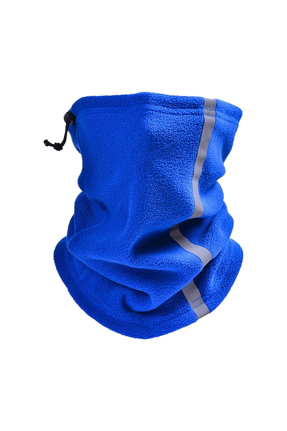 Winter Rocking Hundred Change Warm Scarf Windproof Warm Cap Outdoor Night Riding Facemask Cold Skiing Reflective Strip Drawstring Half Face Neck Cover