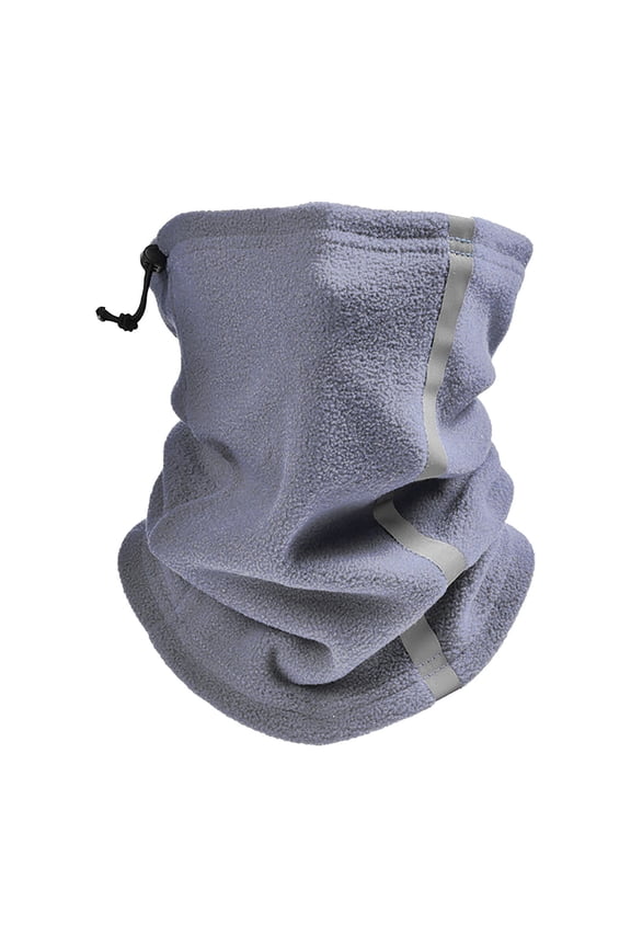Winter Rocking Hundred Change Warm Scarf Windproof Warm Cap Outdoor Night Riding Facemask Cold Skiing Reflective Strip Drawstring Half Face Neck Cover