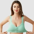 thumbnail image 1 of Kojanyu Nursing Bra with Front Opening for Maternity - Ladies Comfortable Breathable Front Buckle Vest Style Gathers Breastfeeding Pregnant Bra Woman Underwear, 1 of 4