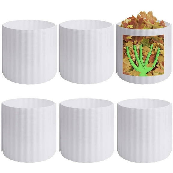 Winter Rose Collars - 6 Pcs Warm Rose Cones for Plant - Winter Rose Bush Protectors - Connectable Winter Rose Plant Protective Cover for Protecting Plants from Freeze Wind Blows Animals Eating