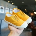 thumbnail image 1 of Winter Rubber Workout Athletic Toddler Sneakers for Boys Yellow Activewear School Children's Canvas Shoes Breathable Boys' And Girls' Indoor 28, 1 of 4