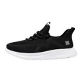 thumbnail image 1 of Winter Running Shoes for Women Warm Furry Lined Slip on Walking Shoes Lace up Fashion Sneakers Cold Weather Outdoor Athletic Shoes Black Size 8, 1 of 9