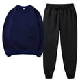 thumbnail image 1 of Winter Save Big! Kiplyki Women's Gym Sport Suit Solid Round Neck Pullover Casual Sports Pants Sports Set, 1 of 4