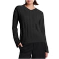 thumbnail image 1 of Winter Saving BeiFu Sweaters for Women Ribbed Knit Long Sleeve Pullover Holiday Tops Travel Outfits Fall Sweaters For Women Long Sleeve Shirts, 1 of 5