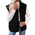 thumbnail image 1 of Winter Saving Beifu Winter Vest for Women Womens Puffer Vest Vest Jackets Warm Lightweight Fall Fashion Zip Up Puffy Coat Fall Outfits 2025 Fashion, 1 of 7