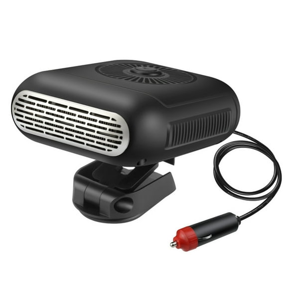 Hvmvliv Car Heater Car Heater 2 In 1 Fast Heated Car Heater Defroster Portable 24V 120W Fast Auto Car Heater Fan Defrost Windscreen Window Demister Black