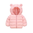 thumbnail image 1 of Kukoosong Toddler Boys' Girls' Puffer Jackets Zip Up Hooded Teen Winter Clothes Long Sleeve Solid Color Lightweight Jackets Outerwear for 4 Years, 1 of 5