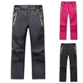 thumbnail image 1 of HVOBTTY Toddler's Pants Fleece Lined Soft Waterproof Windproof Breathable Hiking Climbing, 1 of 4