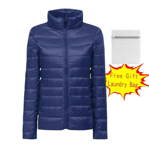 Winter Saving Womens Plus Size Puffer Jacket Slim Casual Zippers Loose Long Sleeve Bomber Warm Blouse Coat Short Tops Parkas