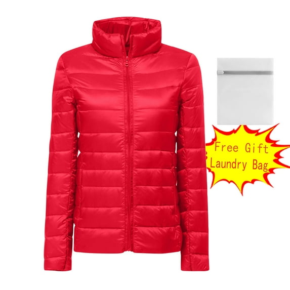 Winter Saving Womens Plus Size Puffer Jacket Slim Casual Zippers Loose Long Sleeve Bomber Warm Blouse Coat Short Tops Parkas