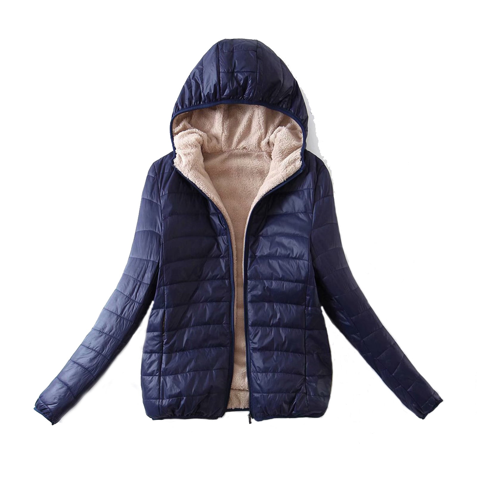 Warm plush fleece cotton jacket
