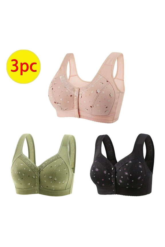 Womens Plus Size Bra,Woman's Fashion Comfortable Breastplate Lace Breathable Bra Underwear No Rims