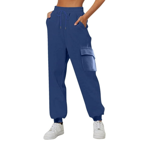 Winter Savings Clearacne Women's Casual Pants Fashion Pants For Women Casual Gradient Print Bottom Sweatpants Pockets High Waist Sporty Gym Fit Jogger Pants Trousers