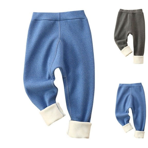 Summer AKAFMK Toddler Boys Pants,Winter Boys and Girls Adding Velvet and Thickening Warm Pants and Casual Pants