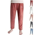 thumbnail image 1 of Summer AKAFMK Toddler Girls Pants,Children's Thick Coral Fleece Thick Teddy Pants for Home Warmth Thick Children's Pants, 1 of 4