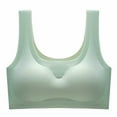 thumbnail image 1 of Winter Savings Clearance under 5.00! Lindreshi Womens Plus Size Clearance 5.00 Women's Mind Sleep Underwear Plus Big-Size Comfort Sports Vest Bra Without Steel, 1 of 9