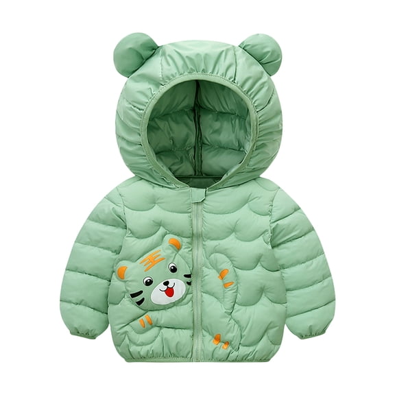 Dezsed Baby Girl Winter Jacket Kids Boys Light Down Coats with Ear Hoodie Coats Kawaii Toddler Coat for Boys Casaco Infantil 12 Months-5 Years