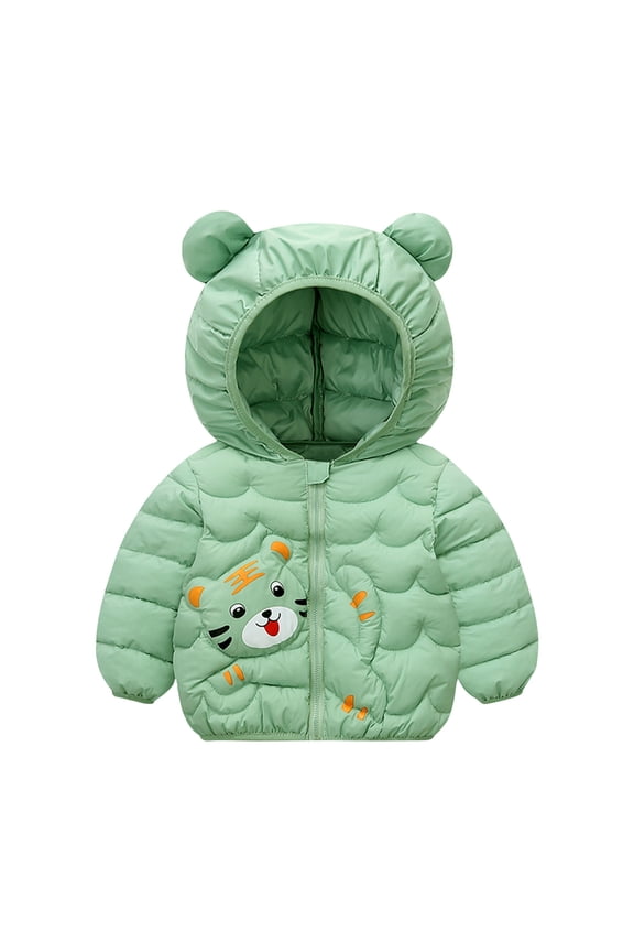 Dezsed Baby Girl Winter Jacket Kids Boys Light Down Coats with Ear Hoodie Coats Kawaii Toddler Coat for Boys Casaco Infantil 12 Months-5 Years