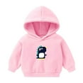 thumbnail image 1 of Winter Savings Clearance! Edvintorg 2-6 Years Jacket For Kids Children's Dinosaur Cartoon Print Hooded Pullover Tops Boys Girls Fall Jacket Long Sleeve Sweatshirt School Outfits Xmas Gift, 1 of 4