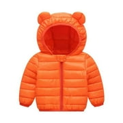Winter Savings Clearance! Edvintorg 6M-4Y 2023 Baby Girls Jacket Spring Autumn Winter Jacket For Boys Coat Kids Warm Hooded Outerwear With Zipper Children Clothes Infant Girls Coat