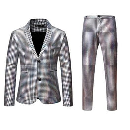 スーパーセール 50％（福袋 Slim Men's Wehilion Fit Button Two Suit, Dress 3-Piece メンズウェア