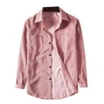 thumbnail image 1 of Winter Savings Clearance! Edvintorg Men's Corduroy Shirt Jacket With Pocket Fashion Solid Color Long Sleeve Fall Tops Casual Work Button Down Shirt Jacket Outwear, 1 of 5