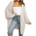 thumbnail image 1 of Winter Savings Clearance! Lindreshi Cardigan Sweaters for Women Lightweight Clearance Fashion Women's Long Sleeve Cardigan Casual Coat Shirt Tops, 1 of 5