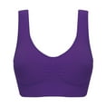 thumbnail image 1 of Lindreshi Sports Bras for Women Plus Size Pack Women Pure Color Plus Size Ultra-Thin Large Bra Sports Bra Full Bra Cup Tops, 1 of 6