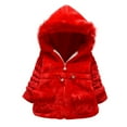 thumbnail image 1 of Lindreshi Toddler Girl Coats and Jackets Toddler Kids Baby Girl Winter Jacket Warm Coat Thick Outwear Hooded Snowsuit, 1 of 8