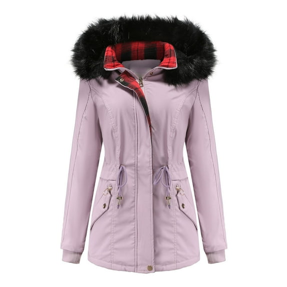 Winter Savings Clearance! Lindreshi Winter Coats for Women Clearance Fashion Women Outfits Long Sleeve Solid Outwear Keep Stand Collar Warm Winter Sweatshirt Tops Shorts