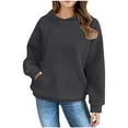 thumbnail image 1 of Nskgu Cute Waffle Hoodies for Teen Girls Trendy Preppy Hooded Sweatshirts Oversized Long Sleeve Sweater Tween Girl Clothes, 1 of 5