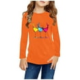 thumbnail image 1 of Nskgu Girls Long Sleeve Shirts Casual Crewneck Tops Loose Fit Printed Tunic Tops for Teens Girls Cute Long Sleeve Tops Preppy Clothes, 1 of 5