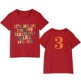 thumbnail image 1 of Nskgu Toddler Girls 3rd Birthday Shirts for Girls 3 Years Old Outfit for Party Tshirt It's Me I'm The Birthday Girls It's Me, 1 of 5