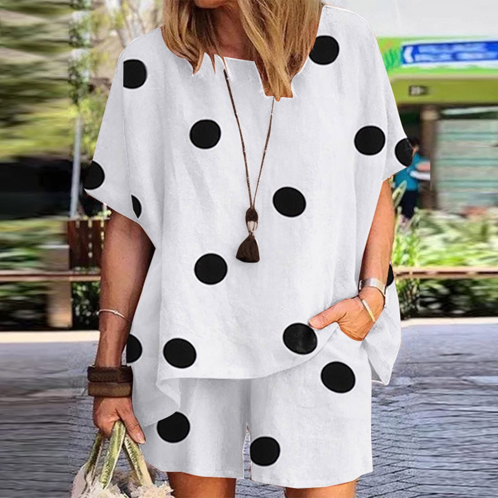 Girls' Fashion Round Neck Short Sleeve T Shirt Set Mardi Australia