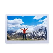 Winter Savings Clearance! Uhuya 15.4 Inches Smart Digital Photo Frame, 32GB Playback Content, TN Screen White