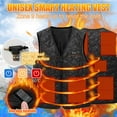 thumbnail image 1 of Winter Savings ! Edvintorg Winter Sale Zipper Heated Vest for Men Women Usb Electric Heated Vests Jackets Coat with 8 Heating Zones Outdoor Warm Clothing for Riding Skiing, 1 of 7