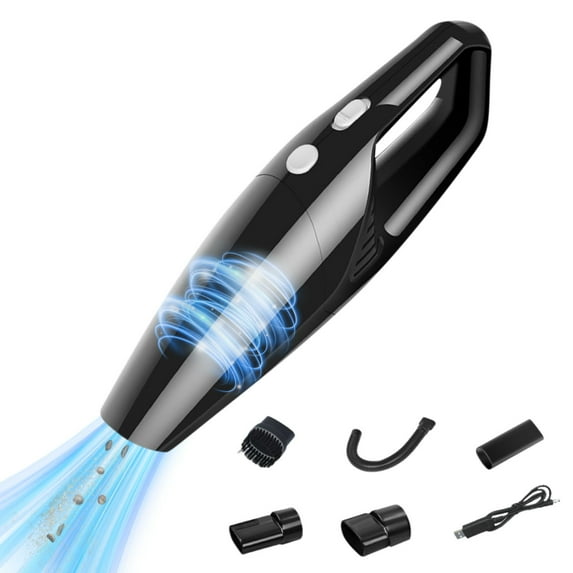 JOGZMZ Car Vacuum Cleaner, Cordless 120W/5000PA Powerful Sutions Handheld Vacuum, 4000mAh Lightweight Mini Vacuum Blow & Suction, Wet and Dry Portable Vacuum for Car, Keyboard