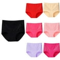 thumbnail image 1 of SROBPTY Womens Underwear, Panties for Women, Women's Solid High Waist Comfortable Lace Underwear Purple,L, 1 of 3