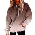 thumbnail image 1 of Titcea Hoodies for Women Oversized Drawstring Gradient Printed Long Sleeve Hoodie with Pockets Loose Casual Pullover Sweatshirt, 1 of 4