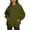 Army Green, variant on Titcea Hoodies for Women Oversized Solid Color Long Sleeve Fleece Sweatshirt Trendy Pullover Sweaters with Pockets