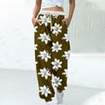 thumbnail image 1 of Winter Savings! Titcea Women's Pants Fashion Printed Elastic Waisted Drawstring Sweatpants with Pockets Loose Comfort Casual Joggers, 1 of 5