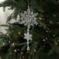 thumbnail image 1 of Winter Savings karymi Christmas Decorations Snowflake Ornaments Christmas Tree Decorations Snowflake Pieces Window Decorations Hanging Ornaments Christmas Decorations Indoor Weekly Deal, 1 of 6