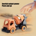 thumbnail image 1 of karymi Inertial Plastic Engineering Vehicle Series for Boys Excavator Concrete Tanker Truck Cranes and Bulldozer Toys for Ages 3-6 Gift Ideas Best Sellers, 1 of 7