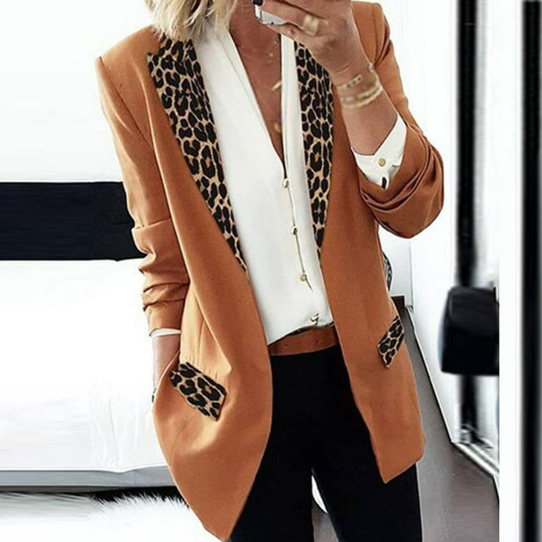 Fashion Check Long Sleeve Lapel Casual Cardigan Jacket Fashion Check Long Sleeve Lapel Casual Cardigan Jacket