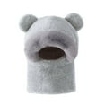 thumbnail image 1 of Winter Scarf And Hat Set For Kids With Ear Protection Super Soft Warm For Boys Girls Ages 3-7, 1 of 4