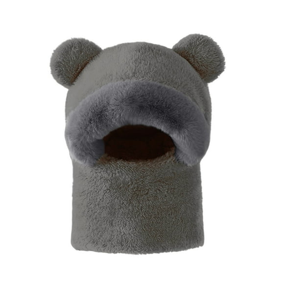 Winter Scarf And Hat Set For Kids With Ear Protection Super Soft Warm For Boys Girls Ages 3-7